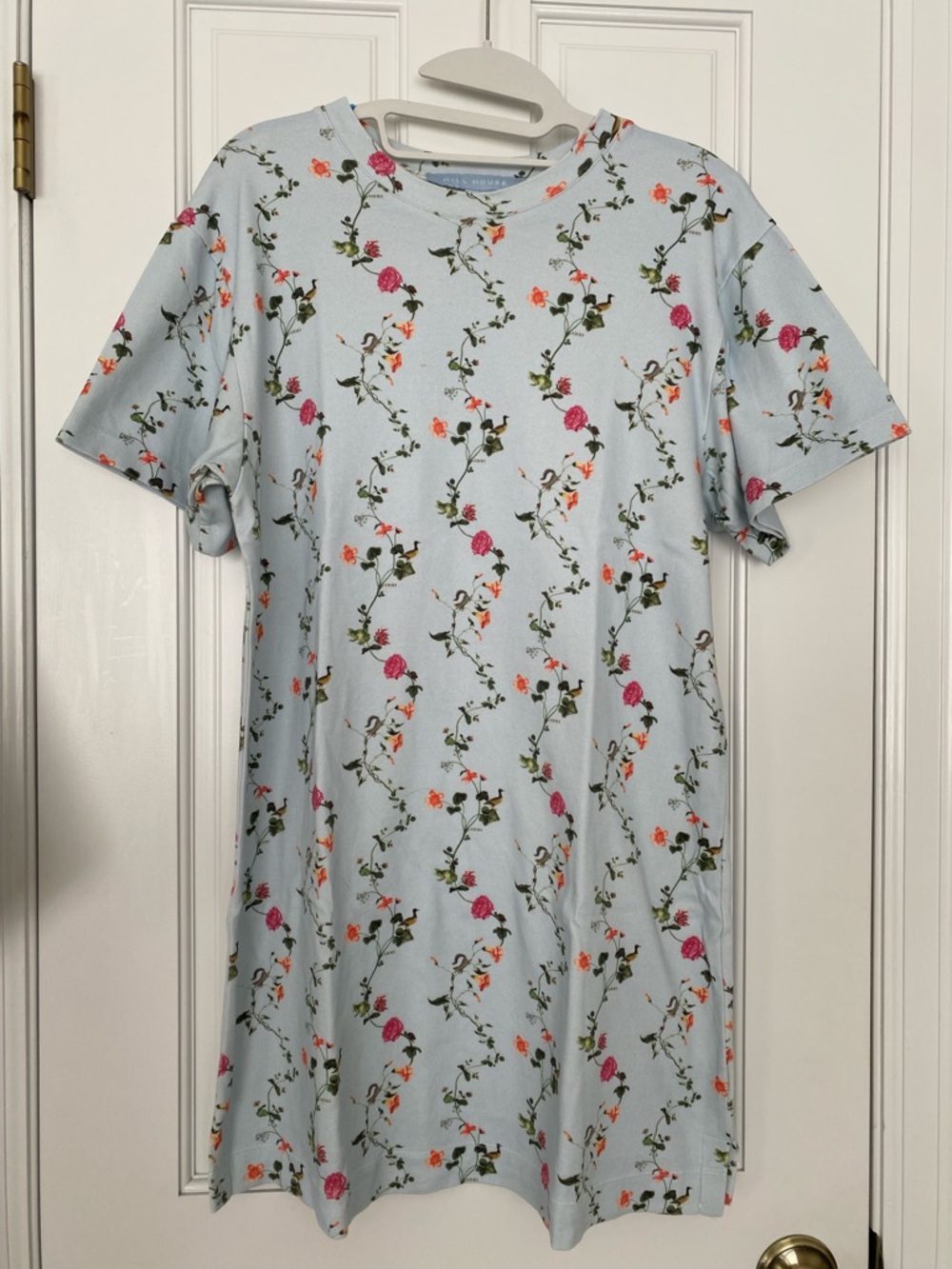 Hill House Theo Pond Floral Sleep Dress  XS